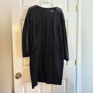 Black long sleeve Lauren Dress